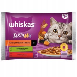 Whiskas KOLEKCJA WIEJSKICH SMAKÓW w Sosie Tasty MIX Smaków 4x85g