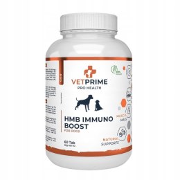 VETPRIME IMMUNO + HMB 60 TAB SUPLEMENT NA ODPORNOŚĆ, WZROST MASY MIĘŚNIOWEJ