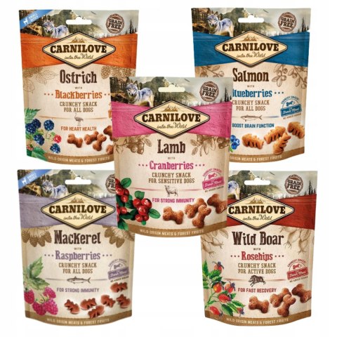 CARNILOVE CRUNCHY DOG SNACK 5X200 CHRUPIĄCE