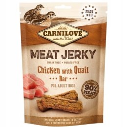 CARNILOVE JERKY KURCZAK z PRZEPIÓRKĄ 100g dla PSA