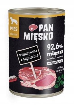 PAN MIĘSKO WIEPRZOWINA Z JAGNIĘCINĄ 400G PUSZKA