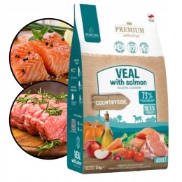 Pokusa Veal&Salmon 12kg CIELĘCINA Z ŁOSOSIEM ZDROWA I PYSZNA KARMA