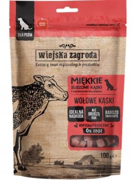 Wiejska Zagroda Przysmak dla psa Wołowe kąski (dorosły) 100g