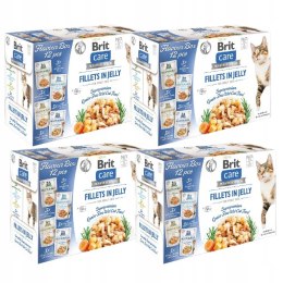 Brit Care Cat FJ Flavour Box in Jelly Pouch 4x12x85g