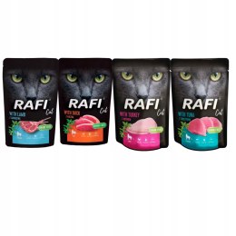 Rafi Dolina Noteci 40x100 Saszetki mokra karma dla kota NAJLEPSZE SMAKI