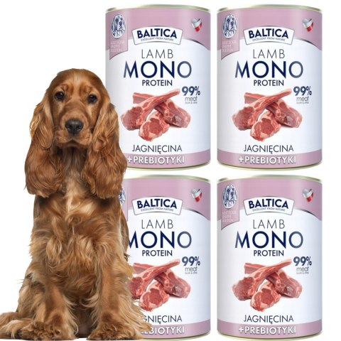 BALTICA NUTRACEUTIC MONO JAGNIĘCINA Z PREBIOTYKIEM 4X400G