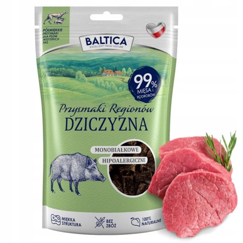 Baltica Półmiękkie przysmaki dla psów z dziczyzny