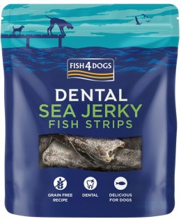 Fish4Dogs Dental Sea Jerky Fish Strips GRYZAK dla psa 100g ZĘBY