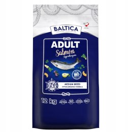 BALTICA ADULT SALMON HYPOALL ERGENIC MEDIUM 12KG