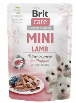 BRIT CARE MINI PUPPY szczenię Lamb 85g mini pouch