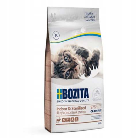 Bozita Indoor & Sterilised Grain Free Reindeer 10kg