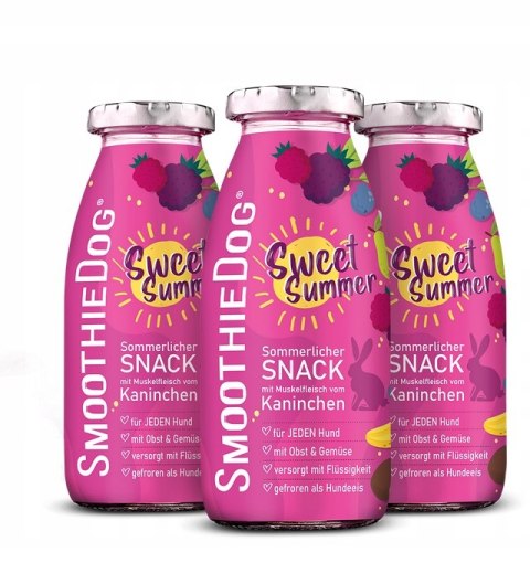 SmoothieDog SWEET SUMMER KRÓLIK 240ml Trinkpause przekąska